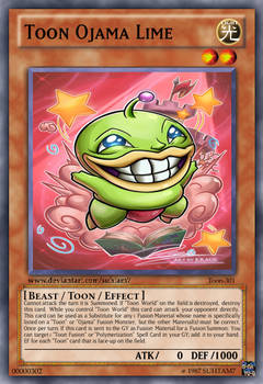 Toon Ojama Lime card