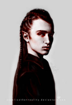 Realistic Drawing -Vampire Portrait '3 Colored