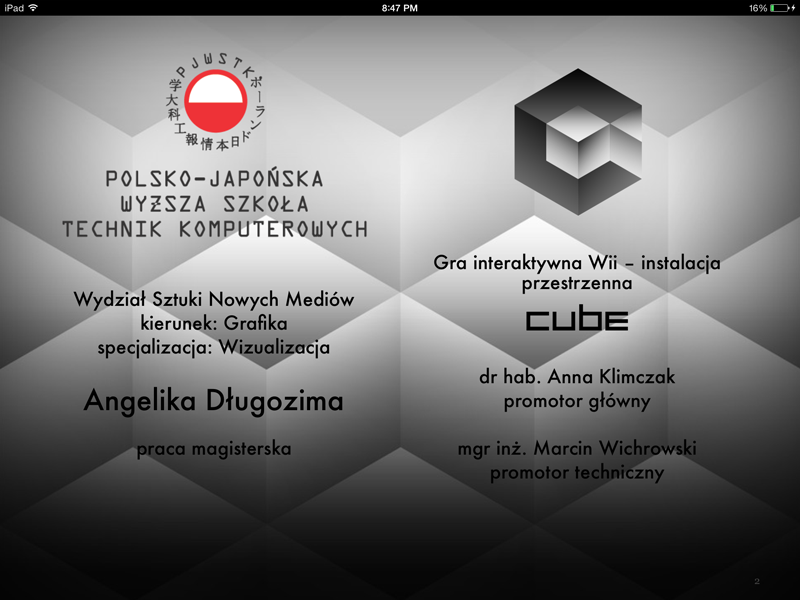 Cube ebook - project acreditation