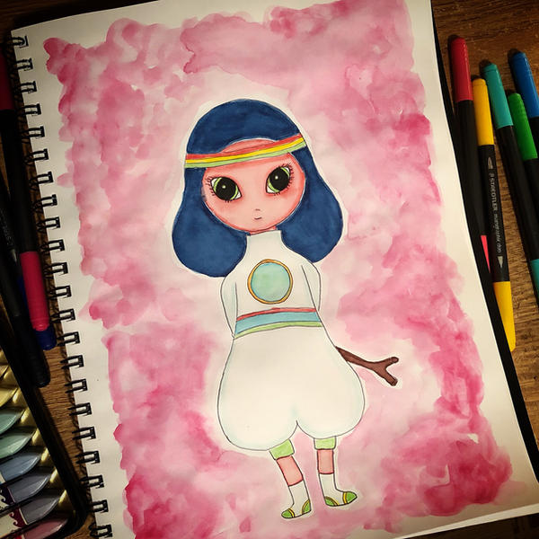 Inktober 2018 - Day 28 Abracadaniel