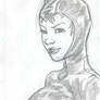 Catwoman Sketchcard