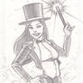 Zatanna Sketch Card