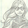 Ms Marvel Sketchcard