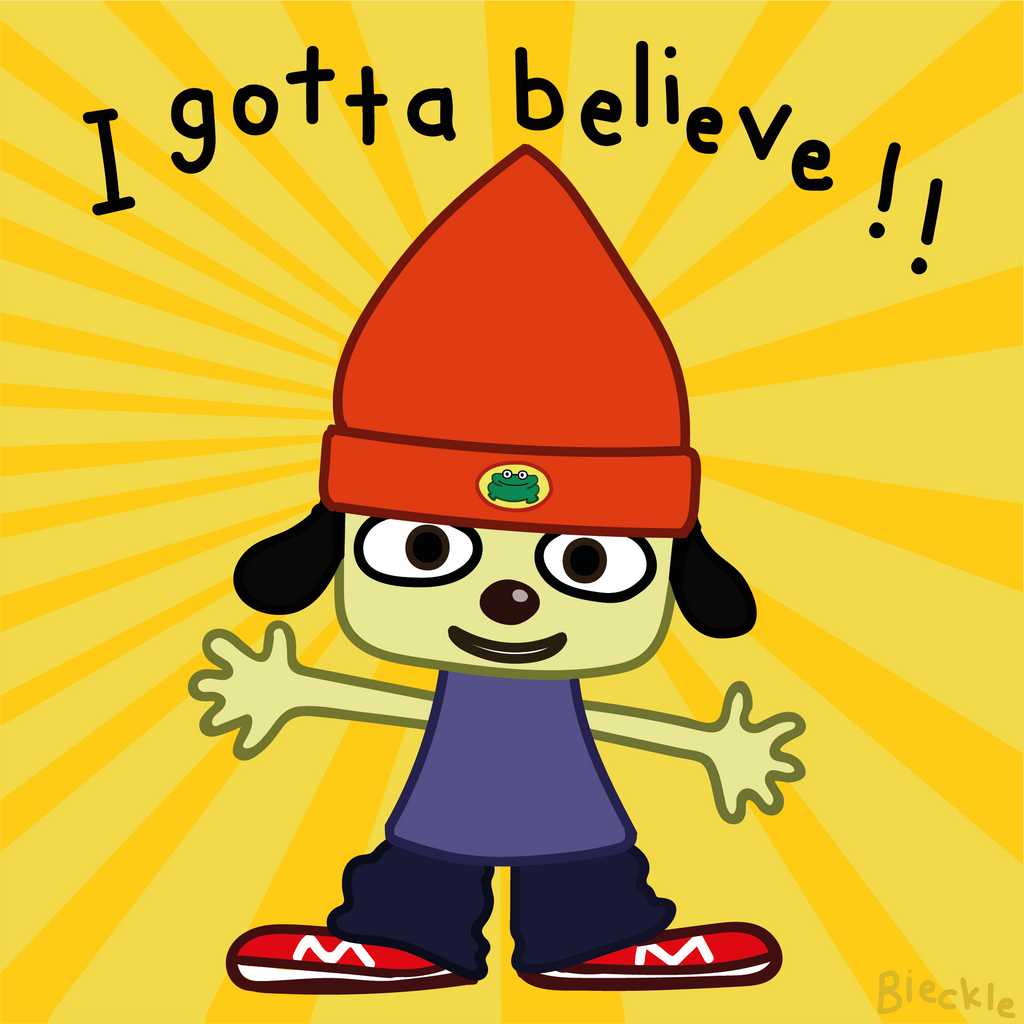 PaRappa The Rapper - I gotta believe!! by Bieckle on DeviantArt