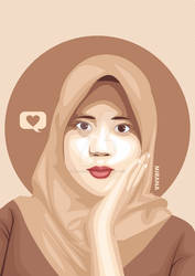 Self Potrait Vector