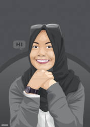 Self Potrait Vector