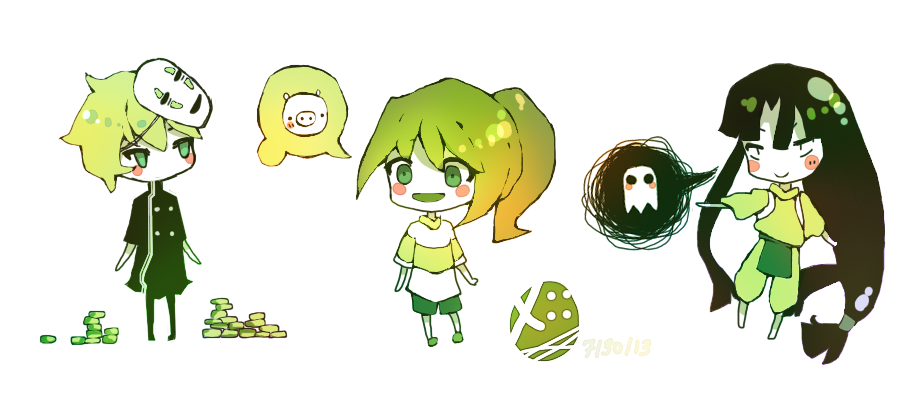 Spirited Away Chibis .-.