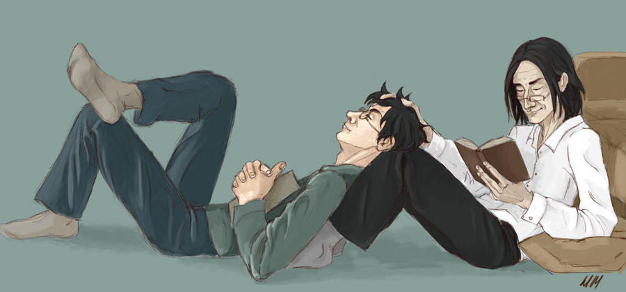 Snarry Library Snarry 3 by Umino-aka-Morskaya on DeviantArt