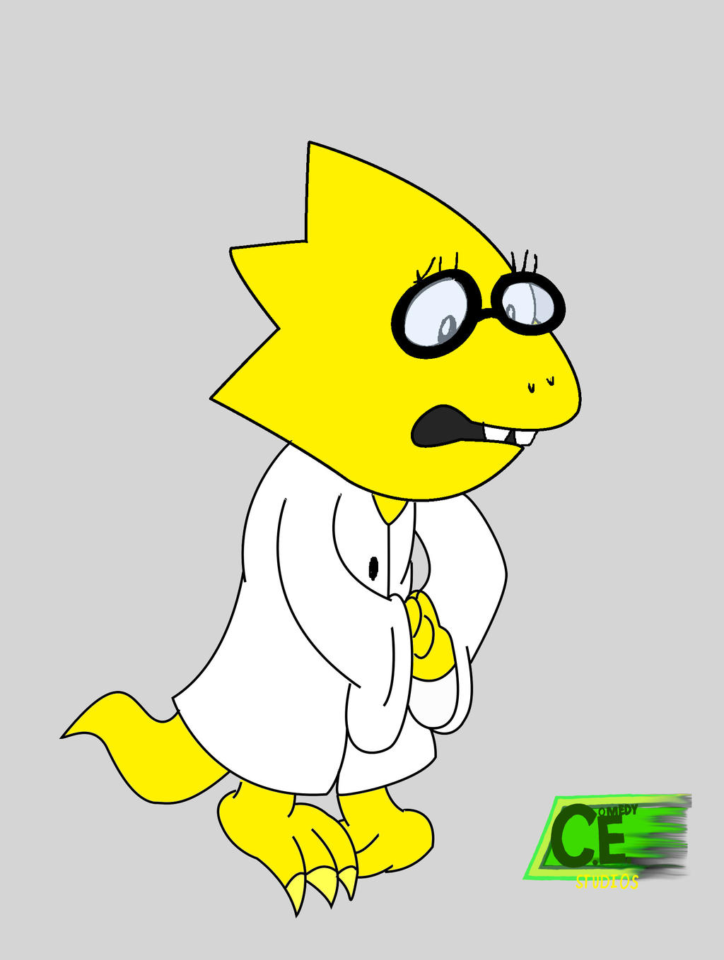 Undertale: Dr. Alphys by comedyestudios on DeviantArt