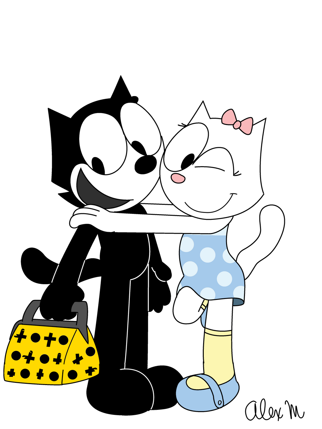 Felix the cat and Kitty by comedyestudios on DeviantArt