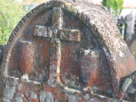 Cross on a Headstone