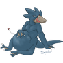 Just a Golduck with a Happy Tum