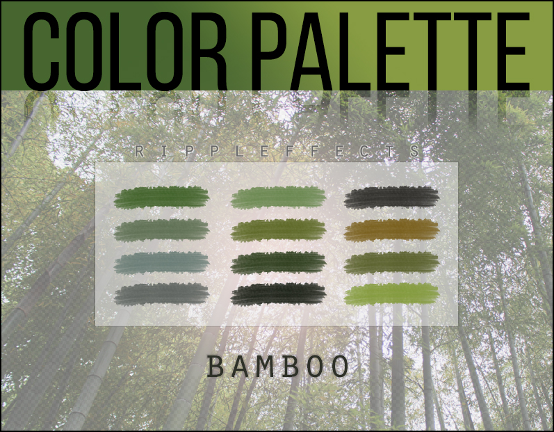 Bamboo Color Palette by rippleffects on DeviantArt