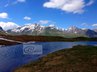 Lake and mountain