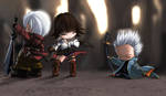 Devil May Cry 3 Babies by the-crazy-spork