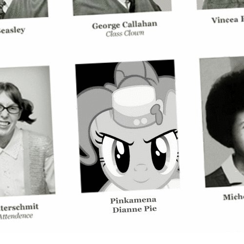 Pinkie Pie yearbook photo