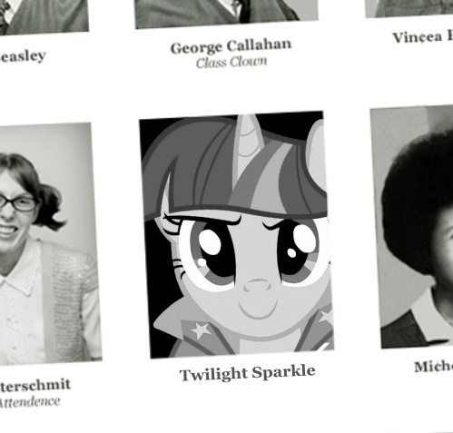 Twilight Sparkle yearbook photo