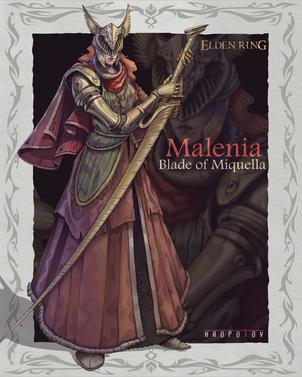 Malenia Blade of Miquella - Elden Ring by ClaireSea on DeviantArt
