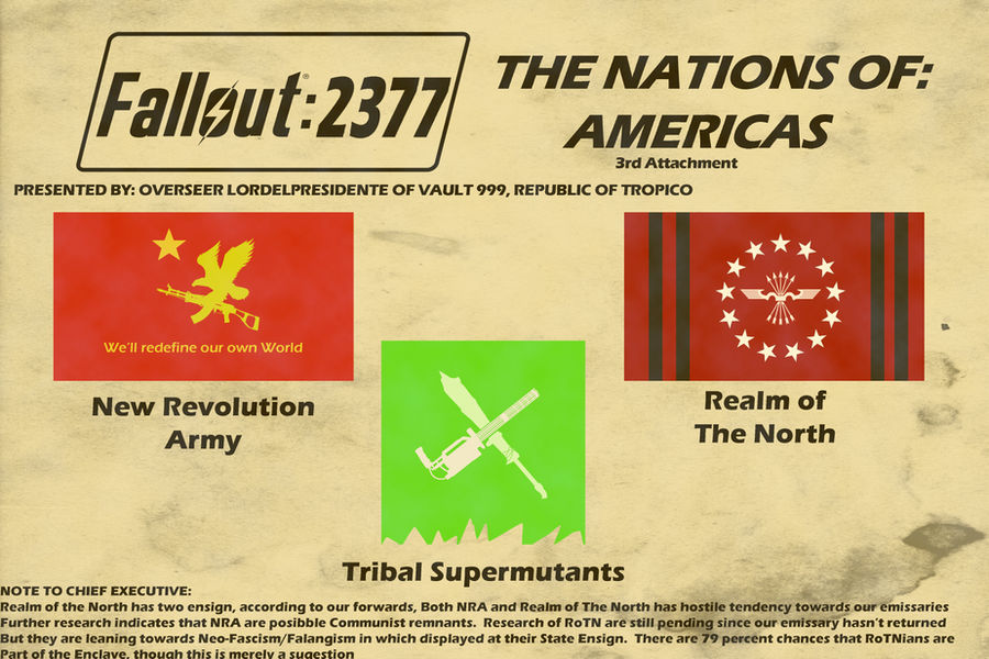 Flags of Fallout 2377 Americas Nations pt.3 by lordelpresidente on ...