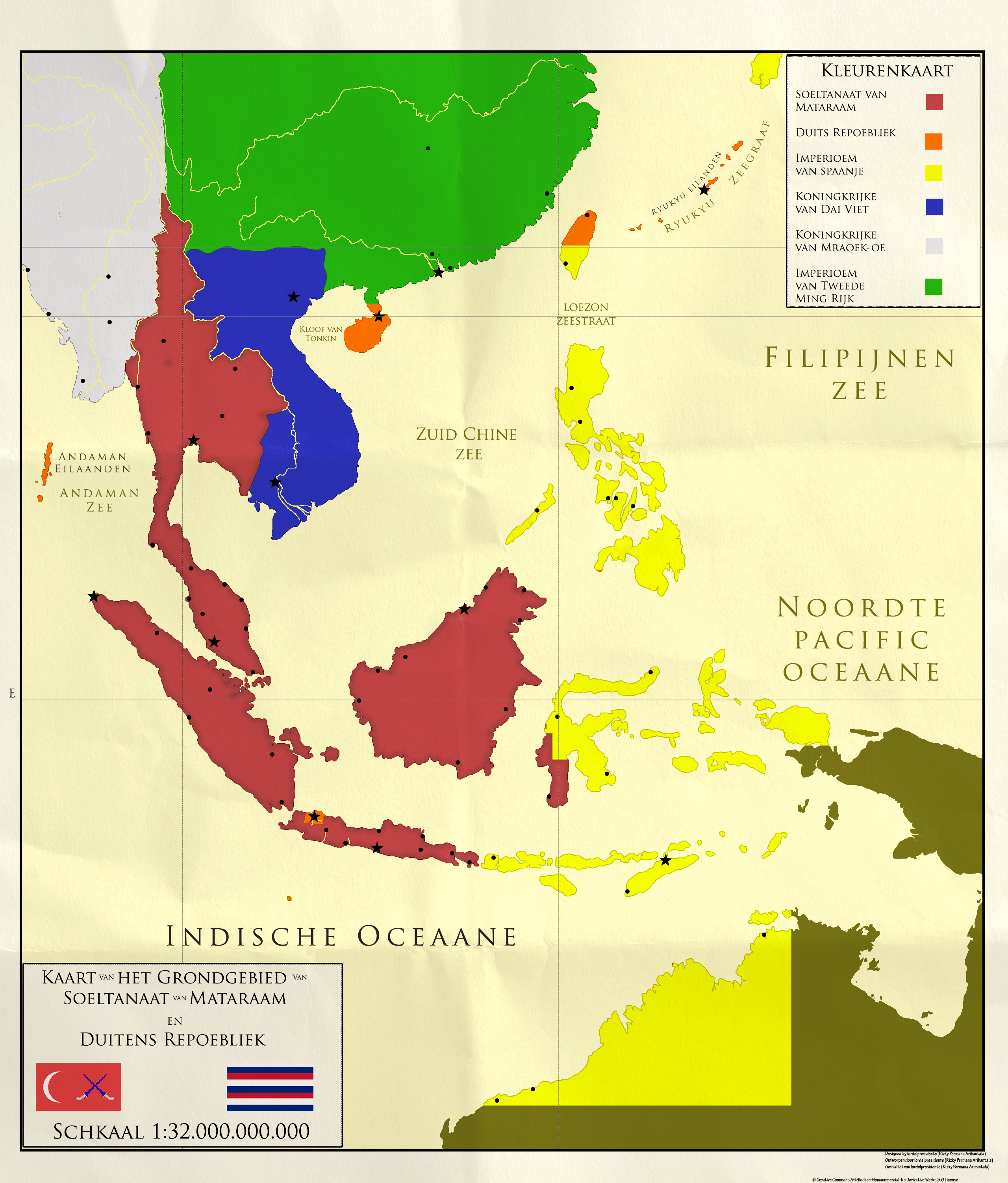 Map for WIP AH Novel ''The Penjelajah'' Dutch Ver