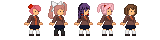 DDLC Girls Sprites By Lordelpresidente On DeviantArt ddlc-girls-sprites-by-lordelpresidente-on-deviantart