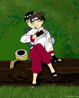 Tenten and Lee by Venera-Taro