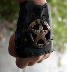 Post Apocalyptic Badge-Glove