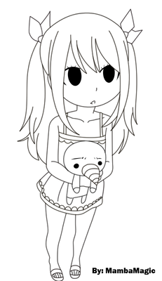 Chibi Lucy Line