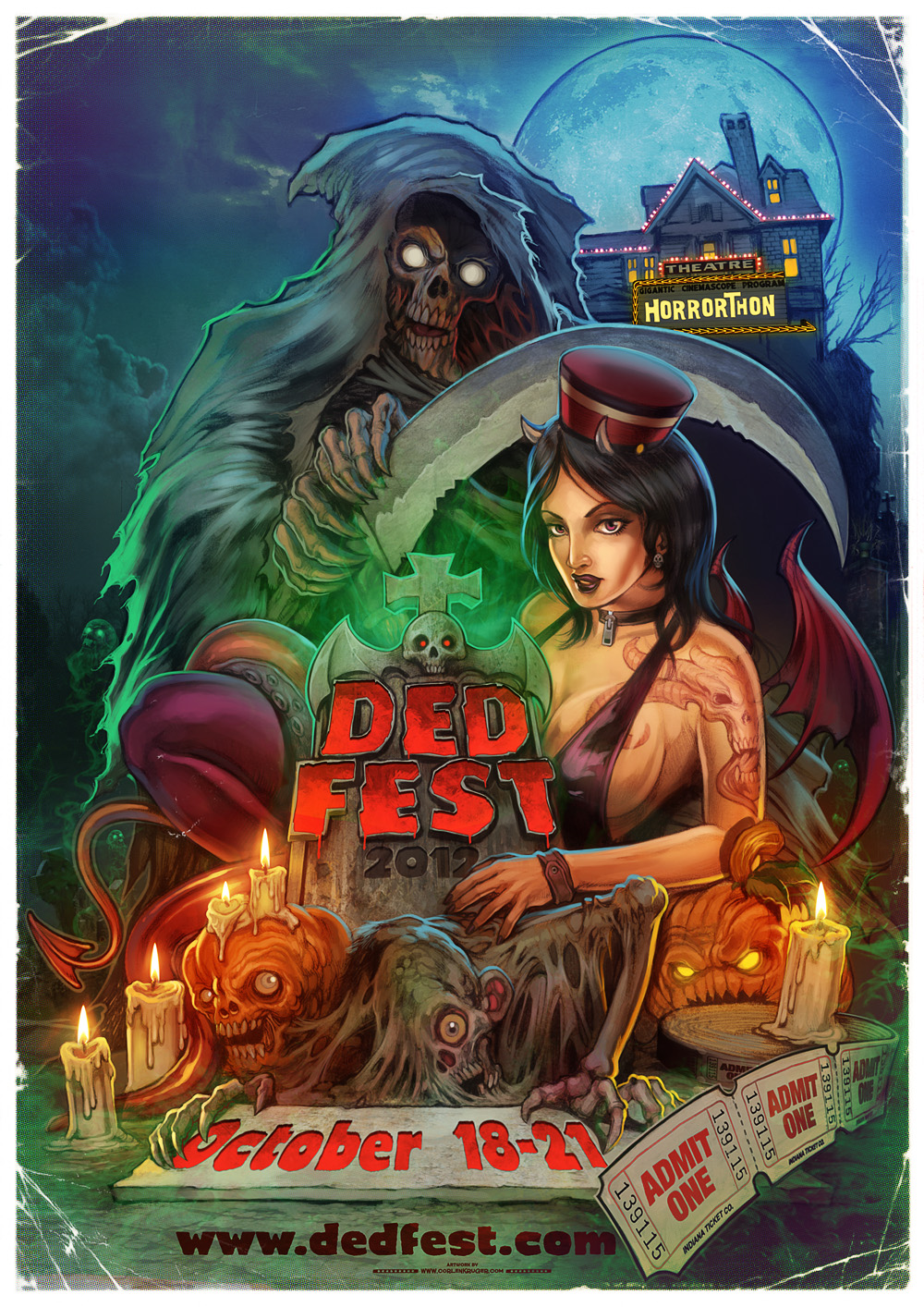 DED FEST 2012 poster