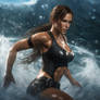 Lara Croft - in Ocean