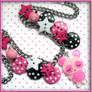 Sleepy Panda Button Necklace