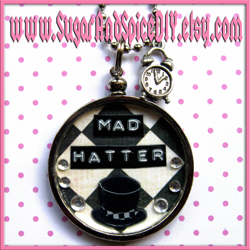 Mad Hatter SUGAR POT Necklace