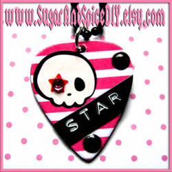 Star Skull Pick Necklace