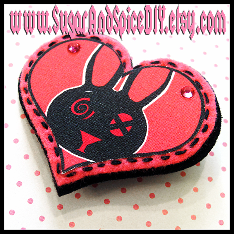 Wickedland Rabbit Brooch