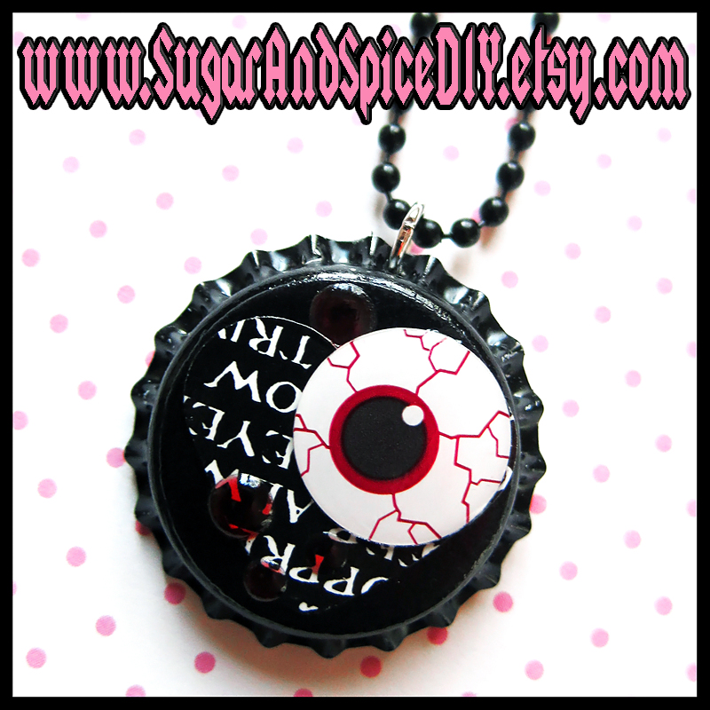 Eye Love Blood Bottle Cap