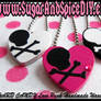 Love Punk Wooden Pendants