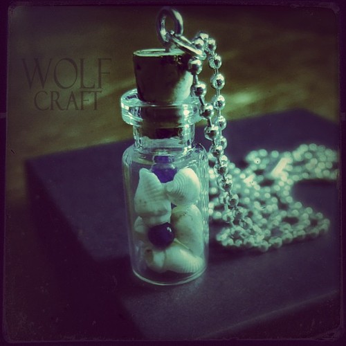 WOLF CRAFT Sea Shells and Stones Agate Necklace