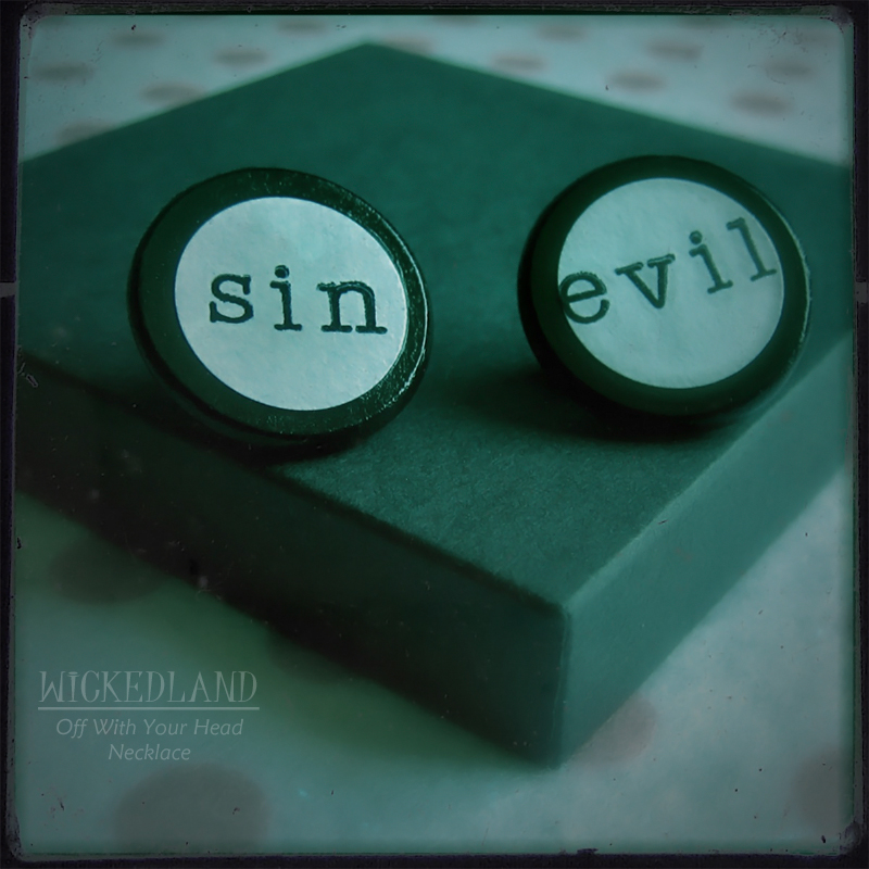 WICKEDLAND Evil Sinner Handmade Pin Badge Set