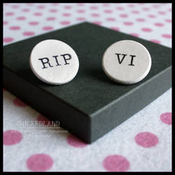 WICKEDLAND 'Death' Handmade Pin Badge Set