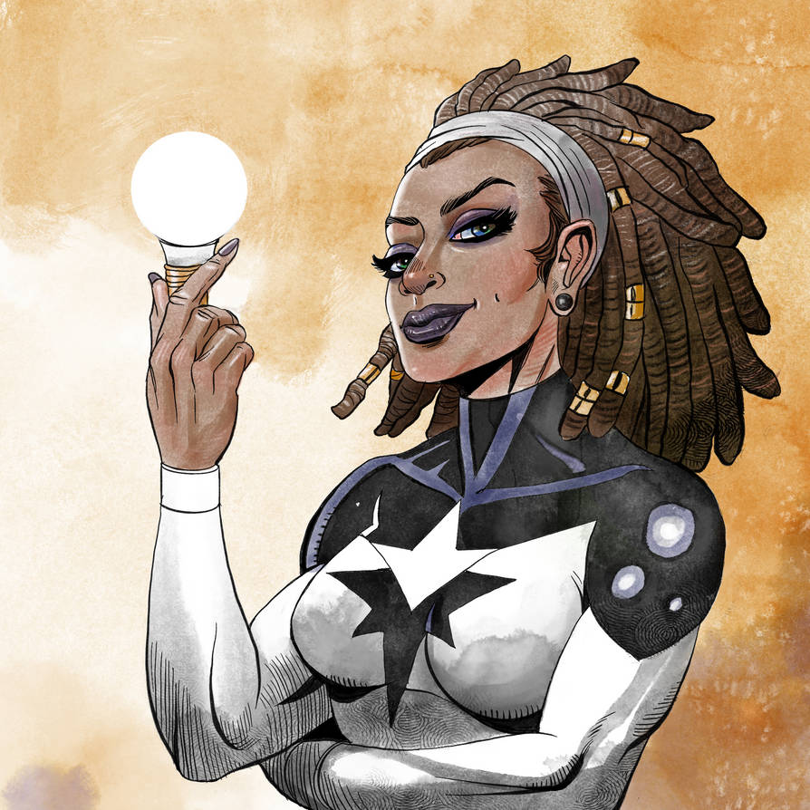 Spectrum Hero Monica Rambeau a.k.a. Spectrum a.k.a. Ms. Marvel by WayneParker on ...