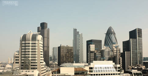 Modern London panorama