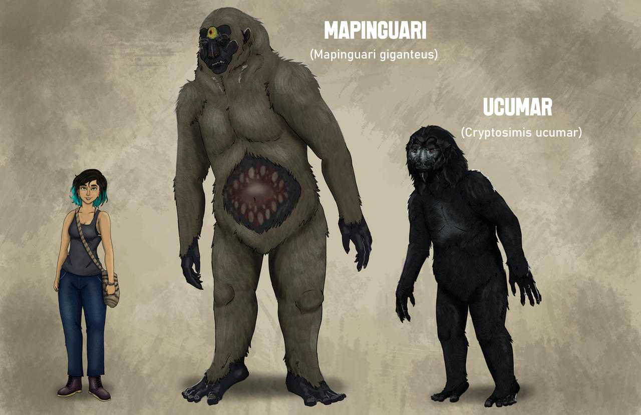 Mapinguari Minecraft Mob Mapinguari y Ucumar by JTellezSalty on DeviantArt