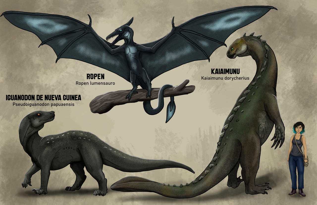 Hewan Ropen Iguanodon de Nueva guinea, Ropen, Kaiaimunu by JTellezSalty on DeviantArt