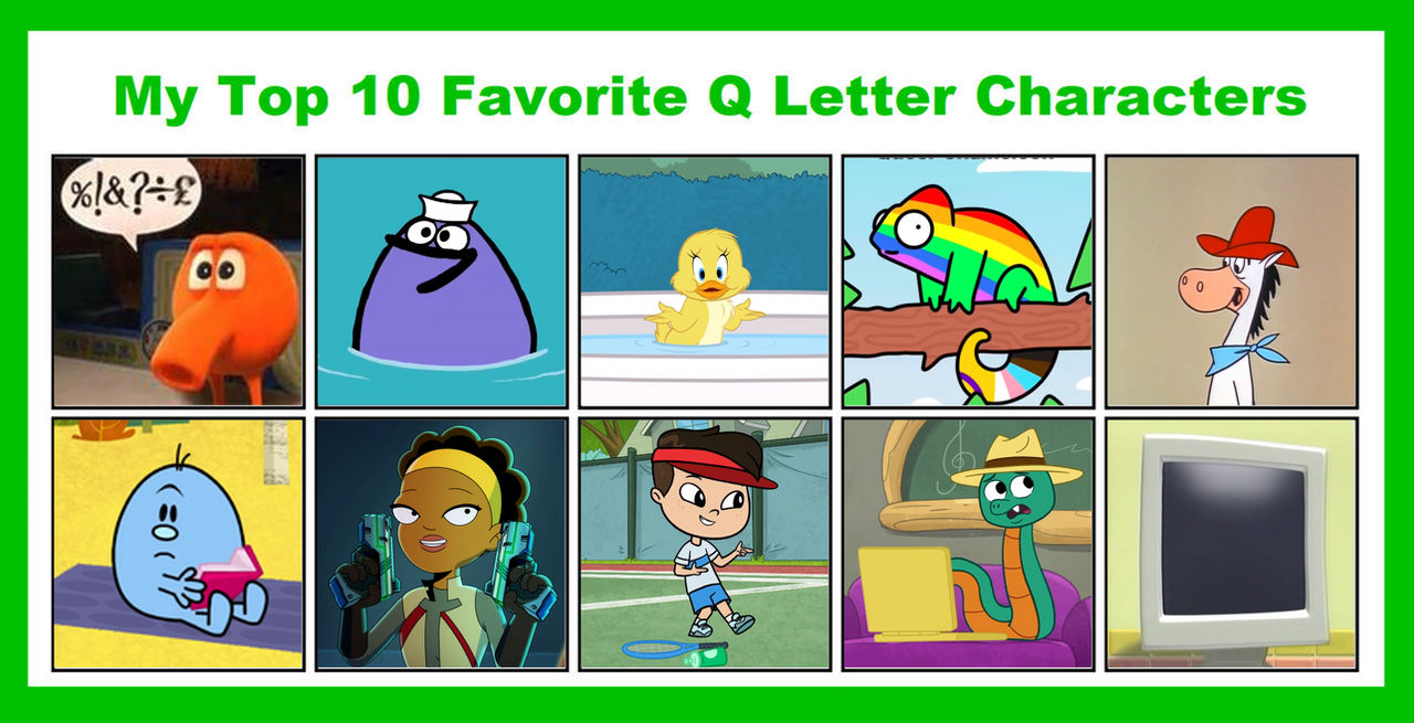 My Top 10 Favorite Letter Q Characters by Monkey91827364 on DeviantArt