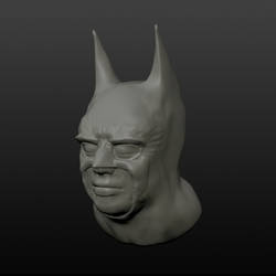 Batman Mask in Sculptris