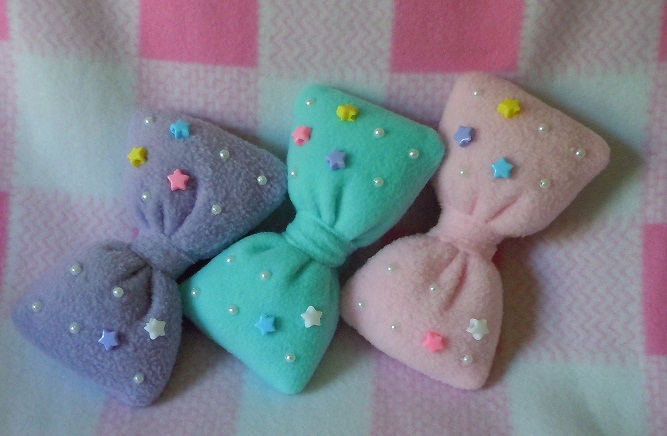 Large Starry Plush Bow Series