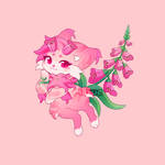 (SOLD!)Pink Foxglove Druidic Arborling