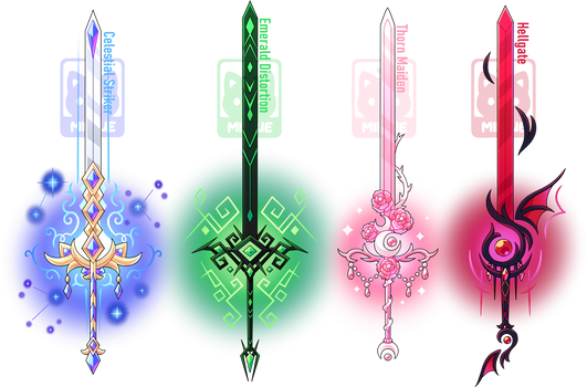 (SOLD) Magical Sword Adoptables Flatsale!