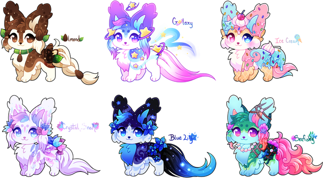 (1 LEFT!) Kitsunet Adoptables Flatsale!