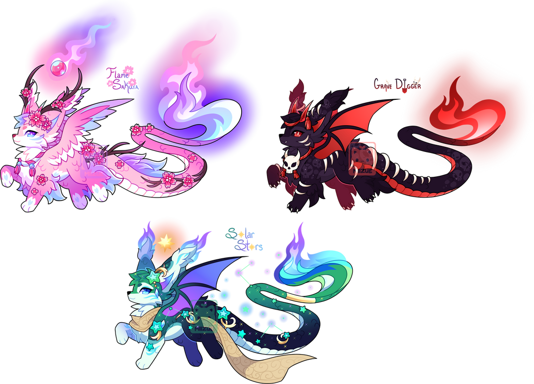 Dragoon Fox (SOLD)Dragon Fox Adoptables Auction! by Miizue on DeviantArt
